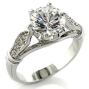 HIGH QUALITY 1.68CT CZ SOLITAIRE RING-sz 9/10